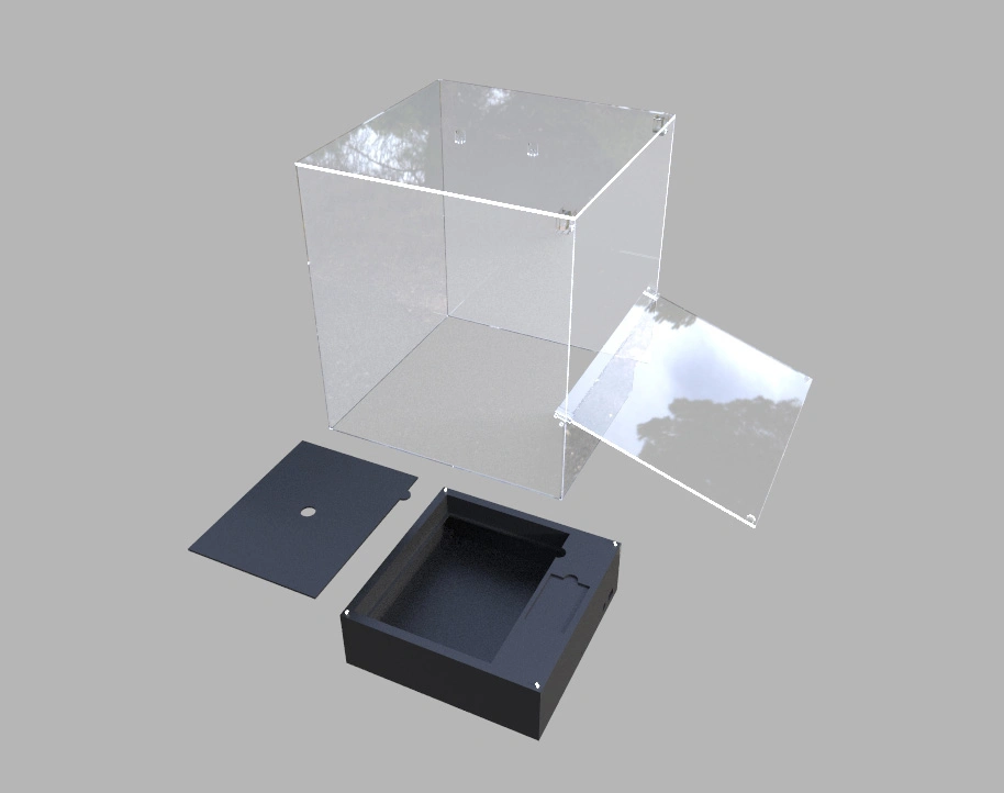 Passen Sie Magnetische Klare Dekor Acryl Display Box