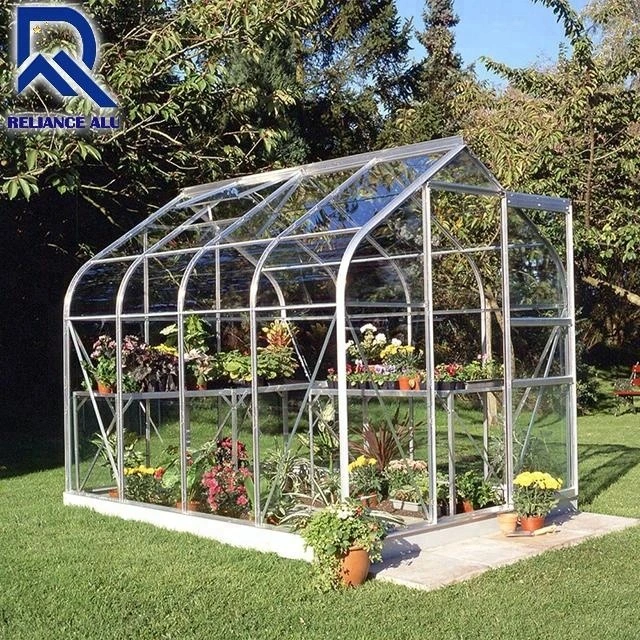 Reliance Aluminium Aluminium Rahmen Sonnenraum Glas Hobby Blume Garten Grün Haus