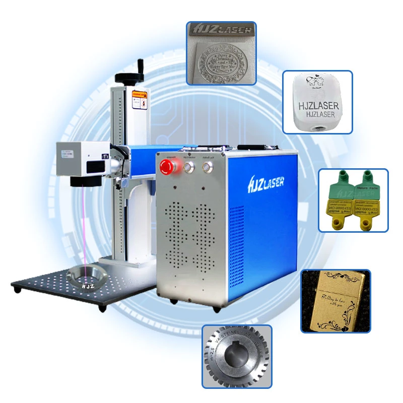 Small Laser Marking Machine/Lazer Qr Codes Printer/PVC Tube Laser Printer with Rotary Device