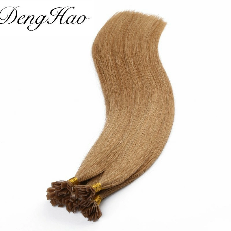 Denghao Hair Extension Prebonded Indian Flat-Tip Haar