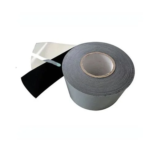 3-Ply Gas Line Pipe Wrapping Tape Black Color 0.8mm Thickness Butyl Rubber Adhesive