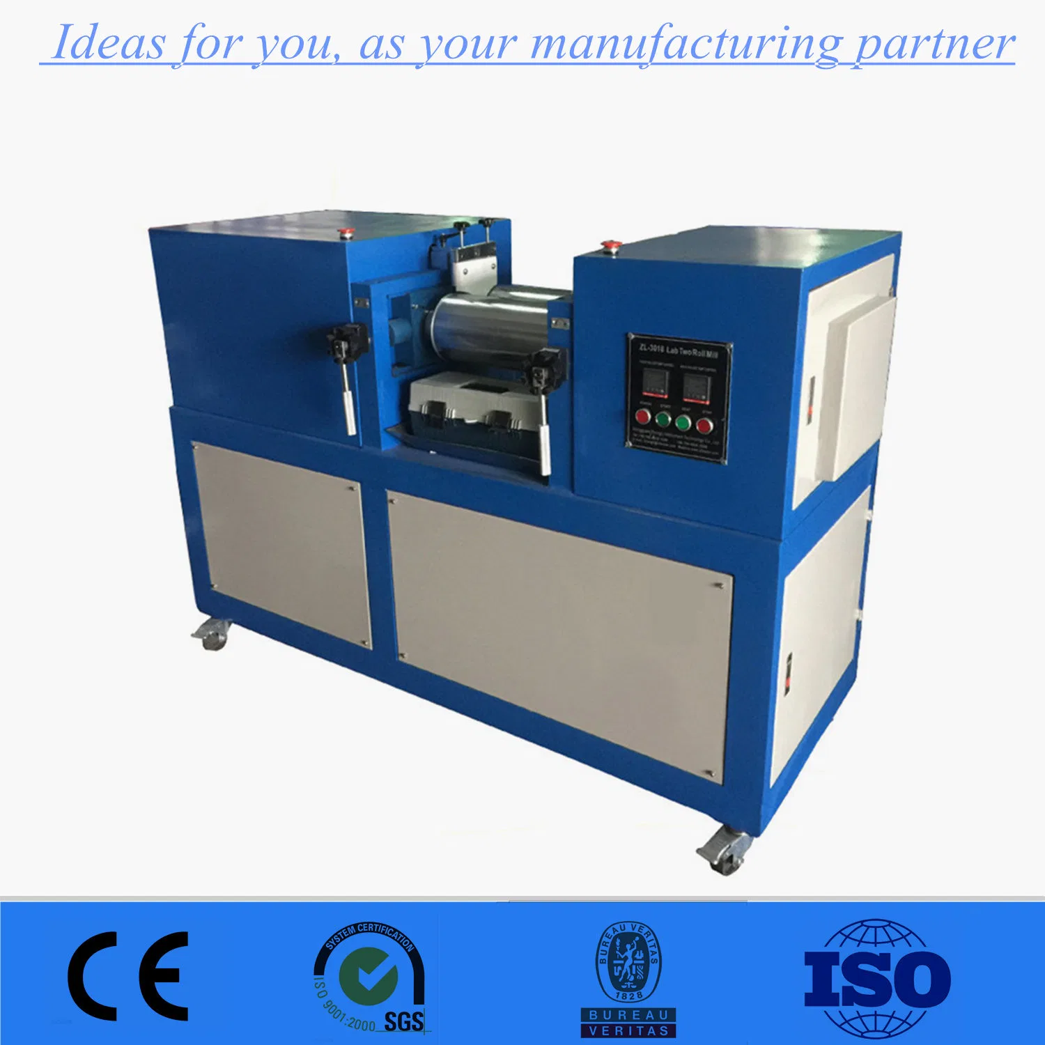 6inch Lab Rubber Two Roll Mill Open Rubber Mixing Machine