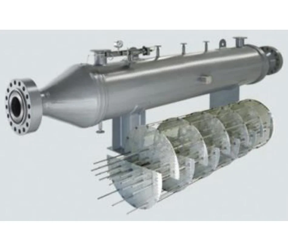 Double Tube Systems Heat Exchanger for Separation of Toxic Substances