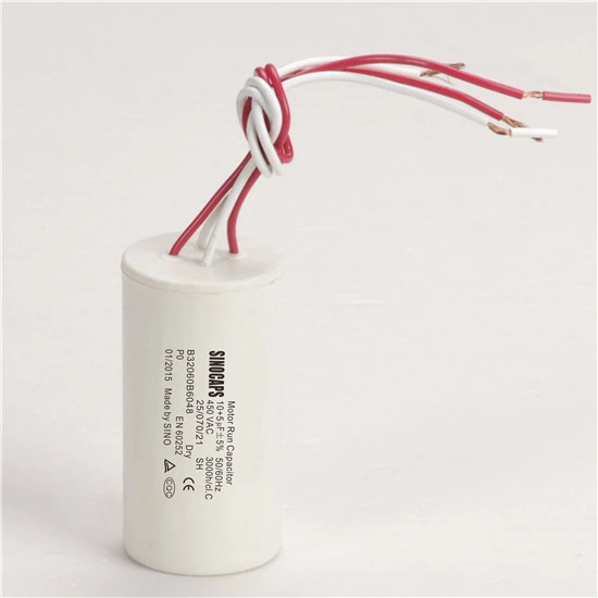 Cbb60 Lead Wire Type Capacitor Motor Capacitor Motor Run Capacitors Ceiling Fan Capacitors