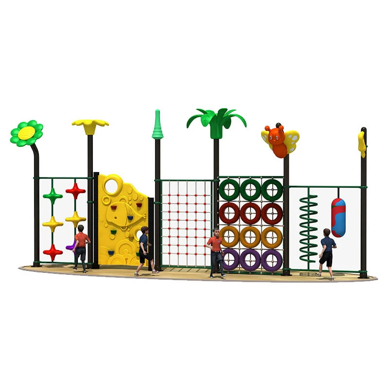 Cheap Price Amusement Park Playground Outdoor Plastic Climbing Panels Wall for Children