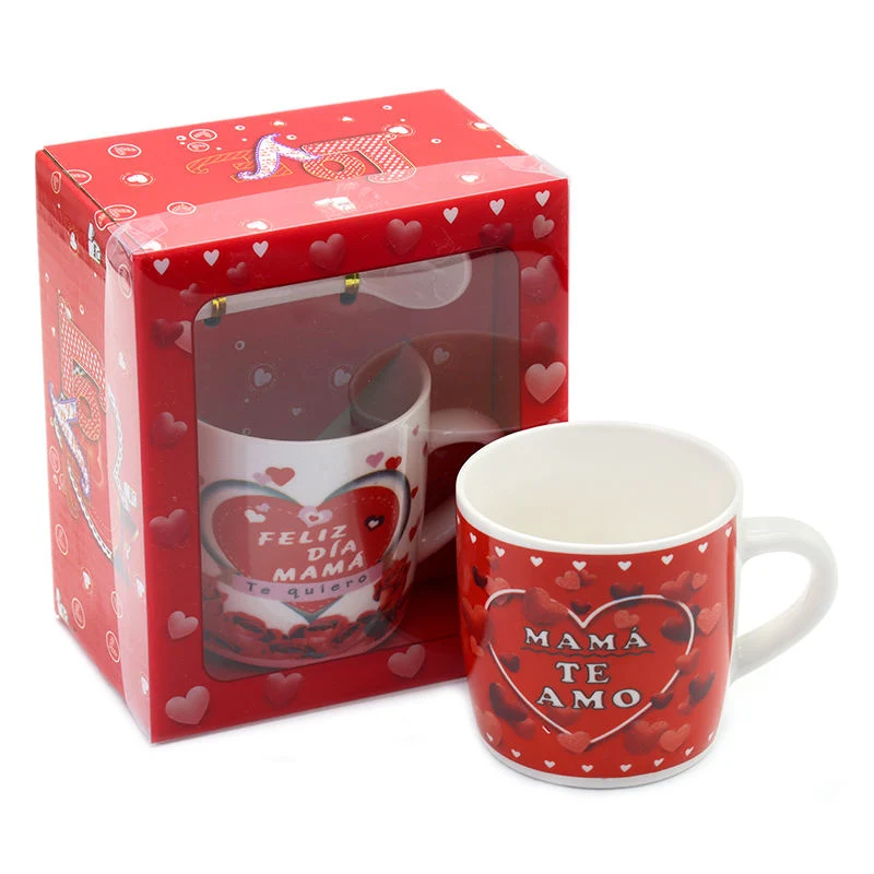 Conjunto de oferta caneca dia da Mãe cerâmica Espanhola