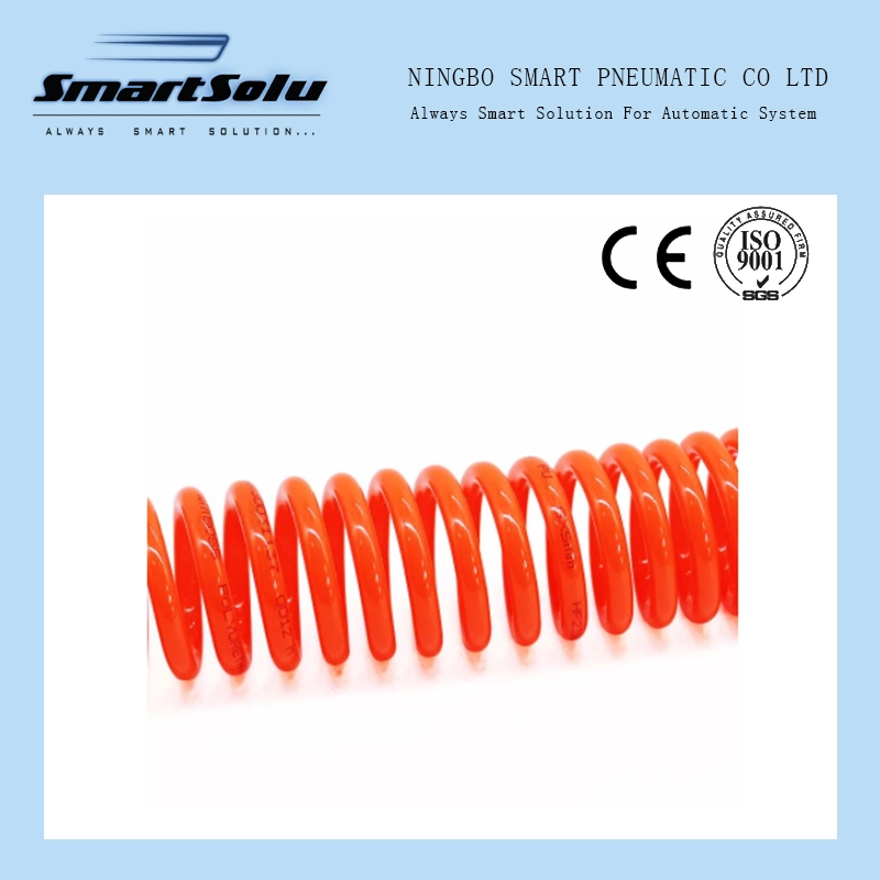 PU PE PA6 PA12 Ny Pneumatic Air Flexible Polyurethane Spiral Polyethylene Nylon Hose Tube