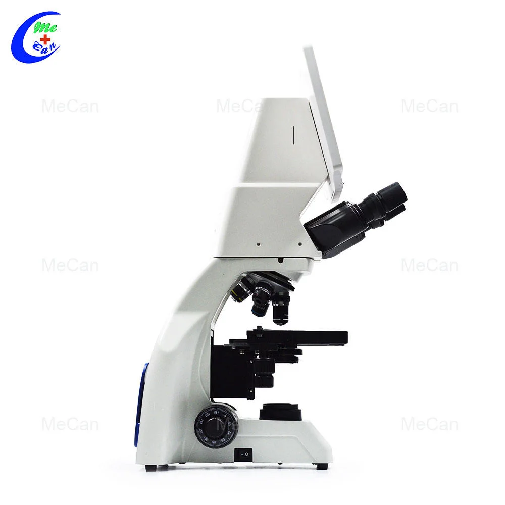 Precios baratos de la Sangre del Hospital de Binocular é Lectronique Laboratorio Médico Electrónico Microscopio Triocular