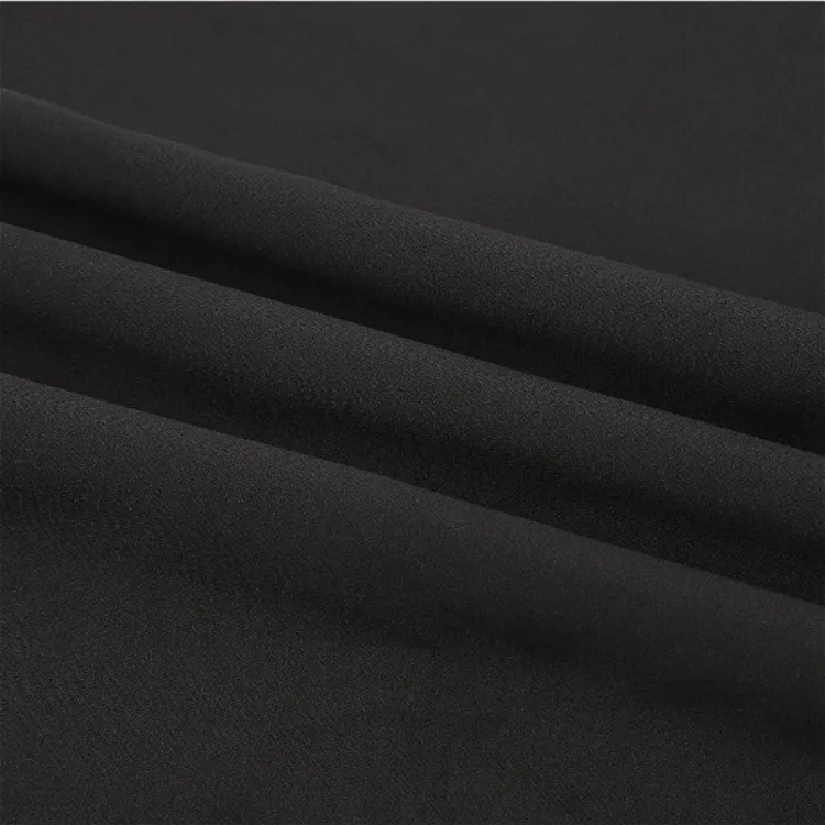 75D 4 Way Stretch Polyester Fabric High quality/High cost performance Polyester Spandex Fabric Woven Plain Dyed Swimsuit Fabric