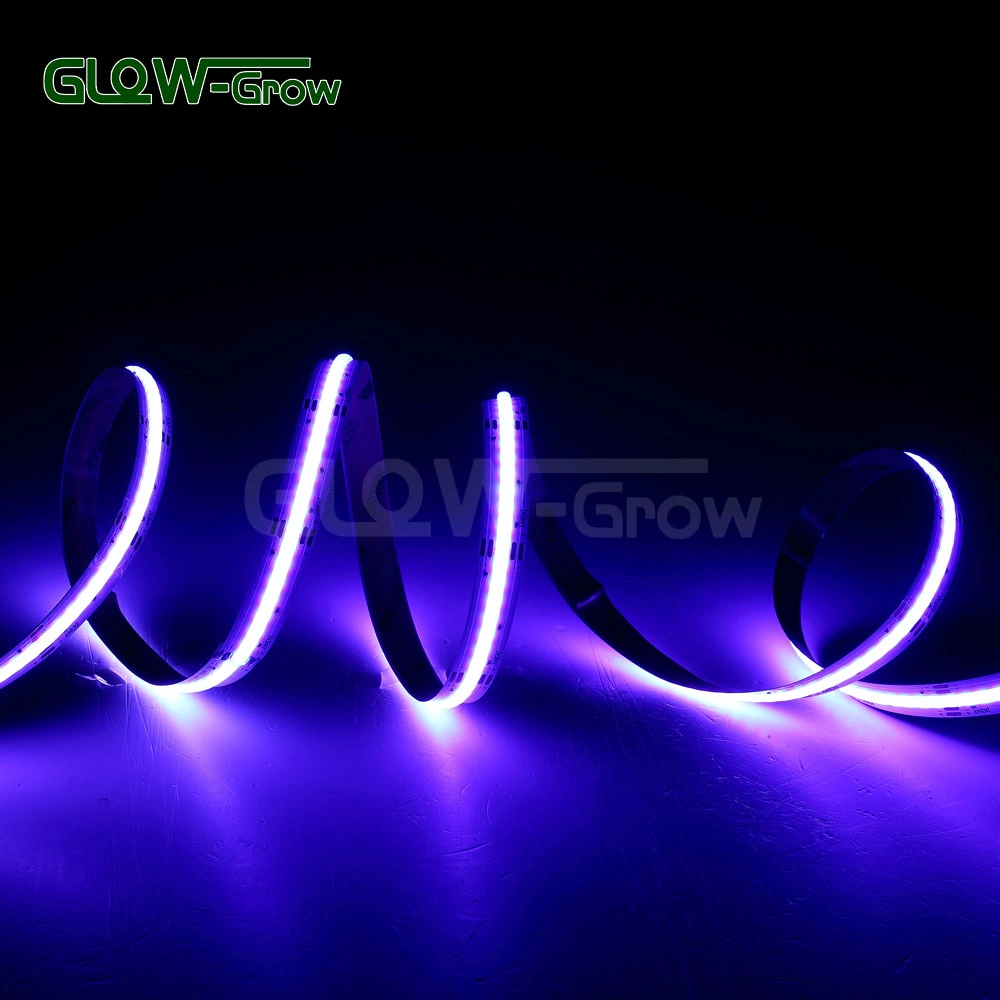 Indoor Use 5m 14W/M LED RGB COB Strip Light with Multicolors and Multifuctions