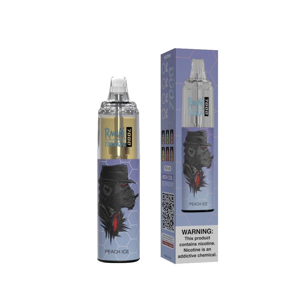 VAPE recargable E desechable E cigarrillos Puffs Fumot Randm Tornado 7000 Puff VAPE Shisha Hookah