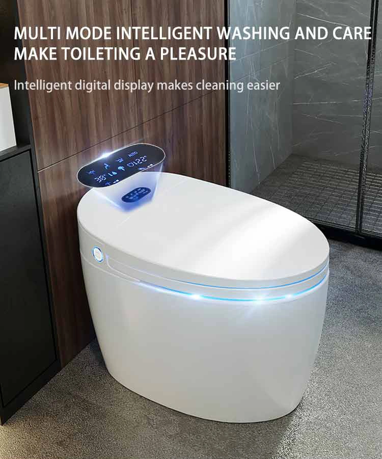 Industrial Smart Toilet Wall Hung Smart Hygenic Toilet Paper Floor Stand Bathroom Smart Toilet