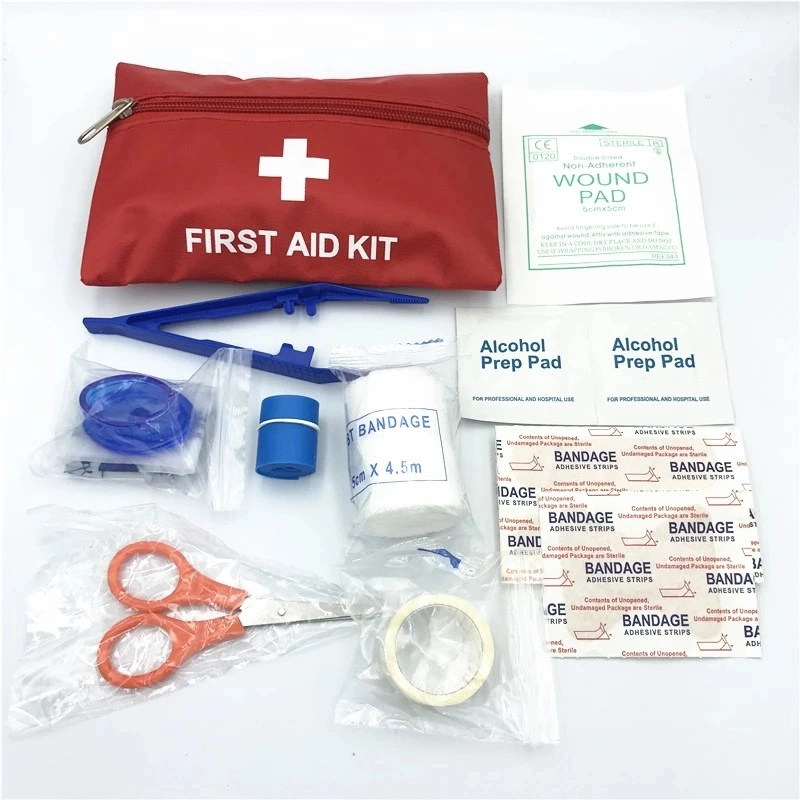 Portable Essential Injuries EVA Disposable First Aid Kit for Car