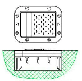 Solar de aluminio de espárrago de Carretera de Ojo de Gato (HW-RS14)