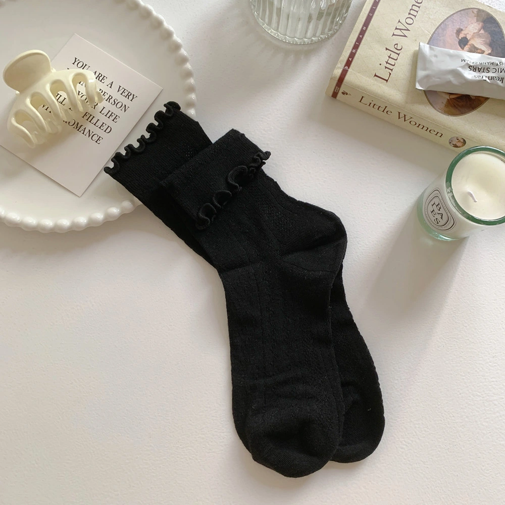 Cotton Durable Knitting Comfortable Women Happy Tight Fitting Casual Deodorization Antibacterial Sock