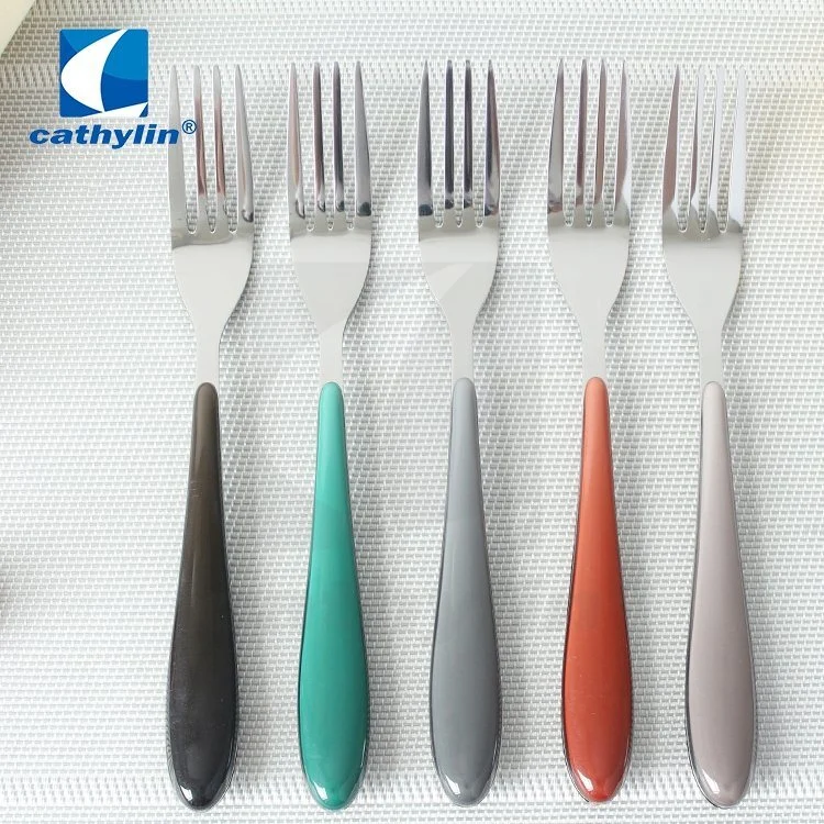 High quality/High cost performance  Personalized Plastic Handle Cutlery for Restaurants