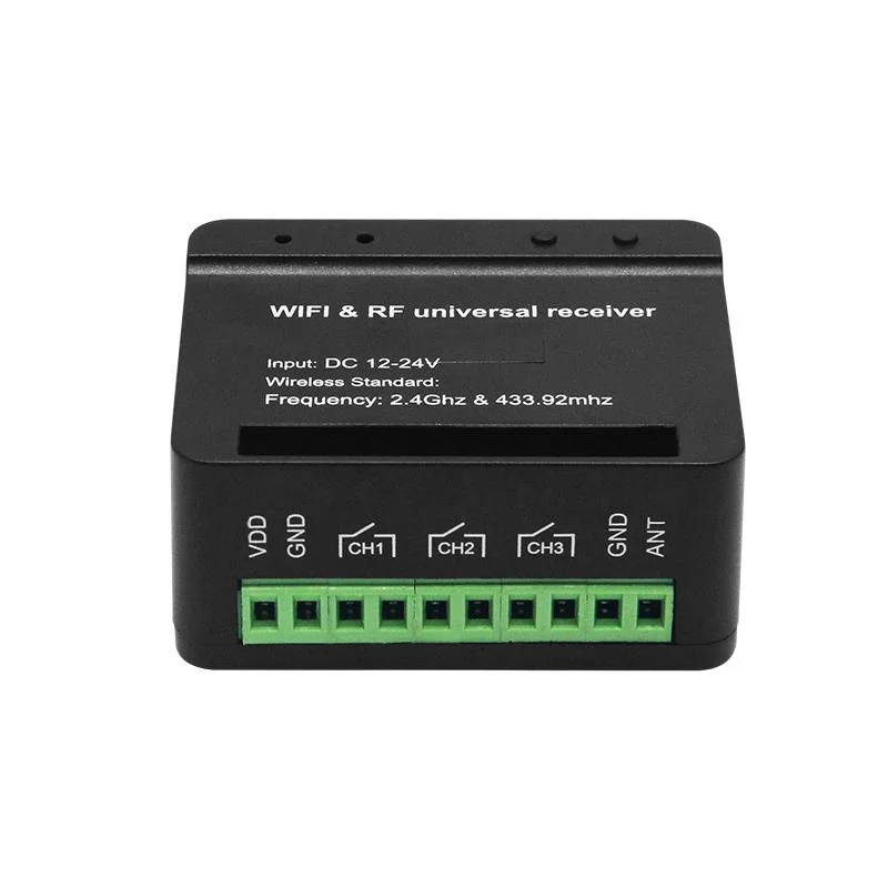 Récepteur de télécommande de garage RF et Wi-Fi