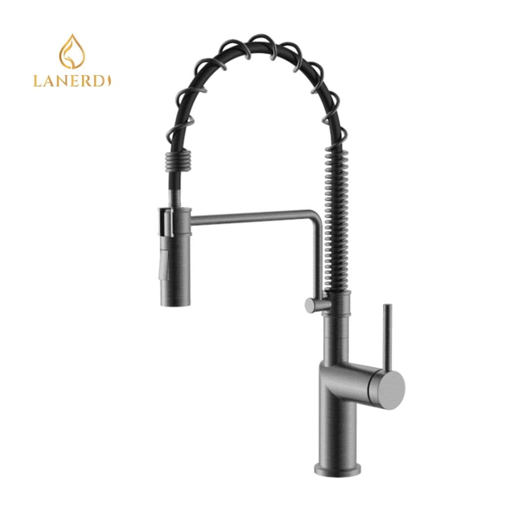 Upc Brass Kitchen Tap Black Kitchen Mixer Bathroom Tap Water Tap Kitchen Pull out Spray Spring Kitchen Faucet