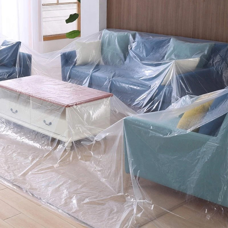 Anti-Dust Furniture Cover Drop Cloth 4m*7m*6mic