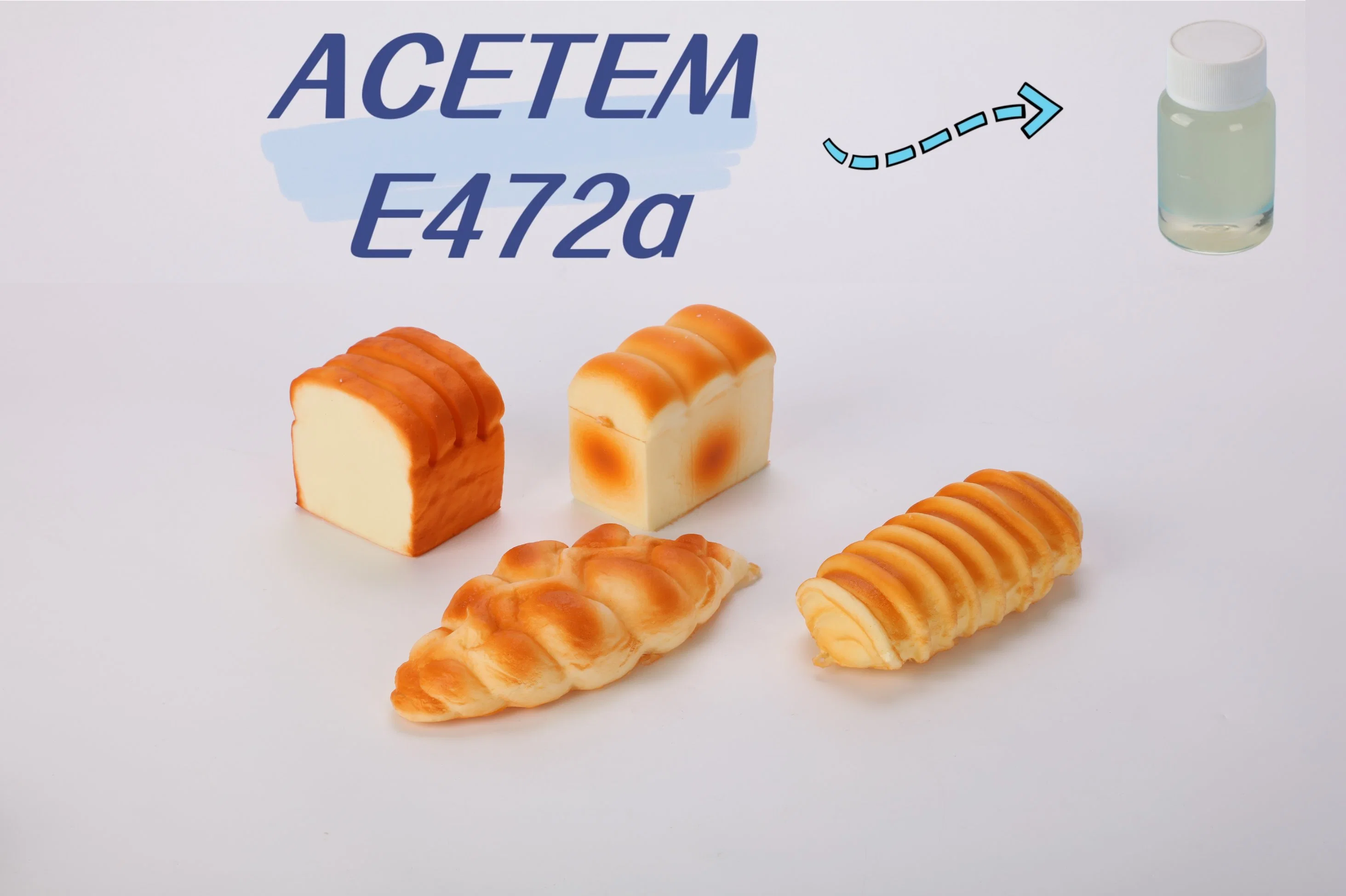 Natural Food Emulsifier Additive Acetylated Mono- and Diglycerides (ACETEM) /E472A Chemical