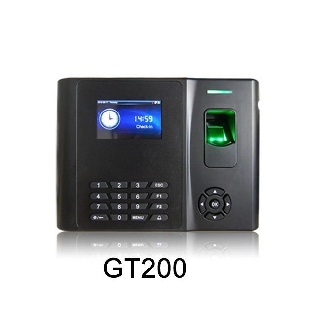 طرف الوصول إلى وقت بصمة الإصبع مع بطارية احتياطية (GT200)