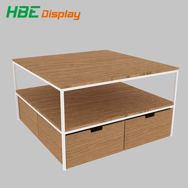 Wholesale/Supplier Multi-Functional Wooden and Metal MDF Display Stand for Shop