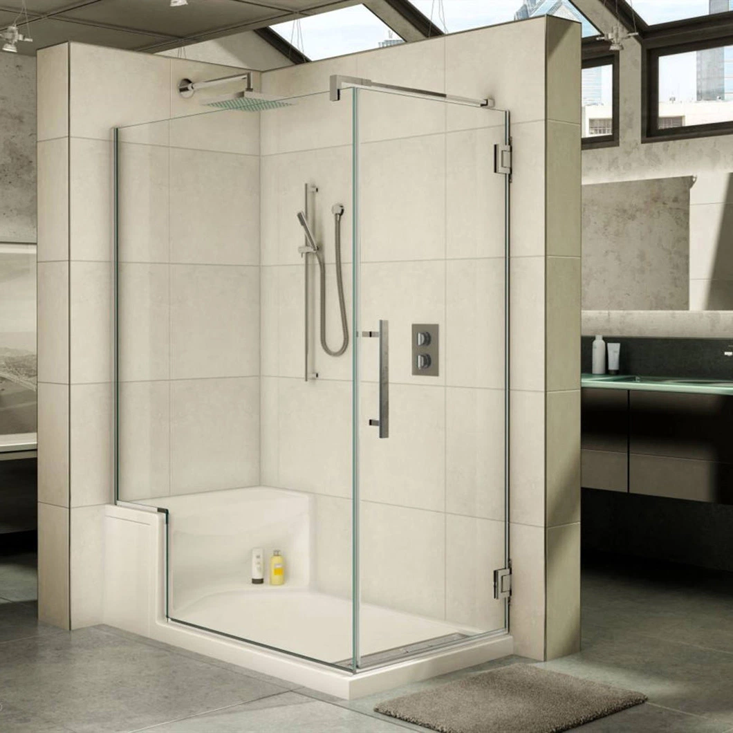 Qian Yan Bathroom Shower Doors China Prime Luxury Pivot Shower Enclosure Factory Stainless Luxury Bathroom with Walk-in Shower