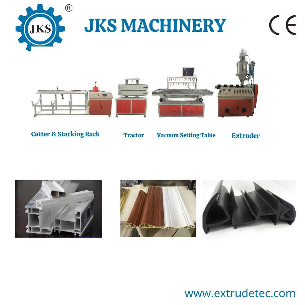 Extrusion Line for Making WPC PVC PE PP Wooden Plastic Profile