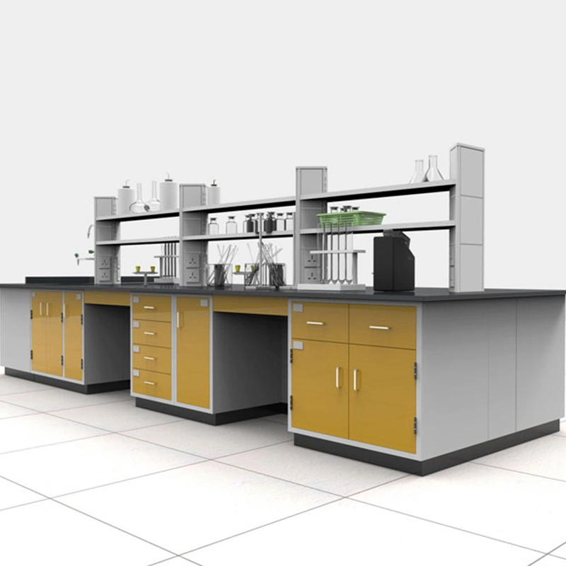 All Steel Laboratory Furniture Science/Chemistry Lab Island Bench