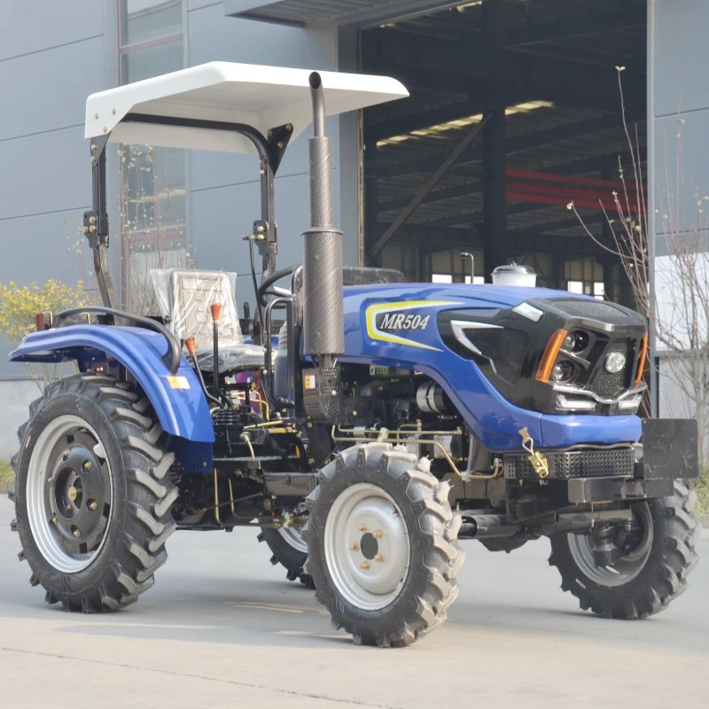 4X4 50HP Sunshade Agricultural Machinery Tractors Diesel Engine