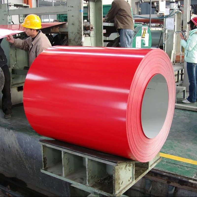 Factory Manufacture Color Coated Rolls Prepainted PPGI Galvanized Steel Coil for Roofing Sheet