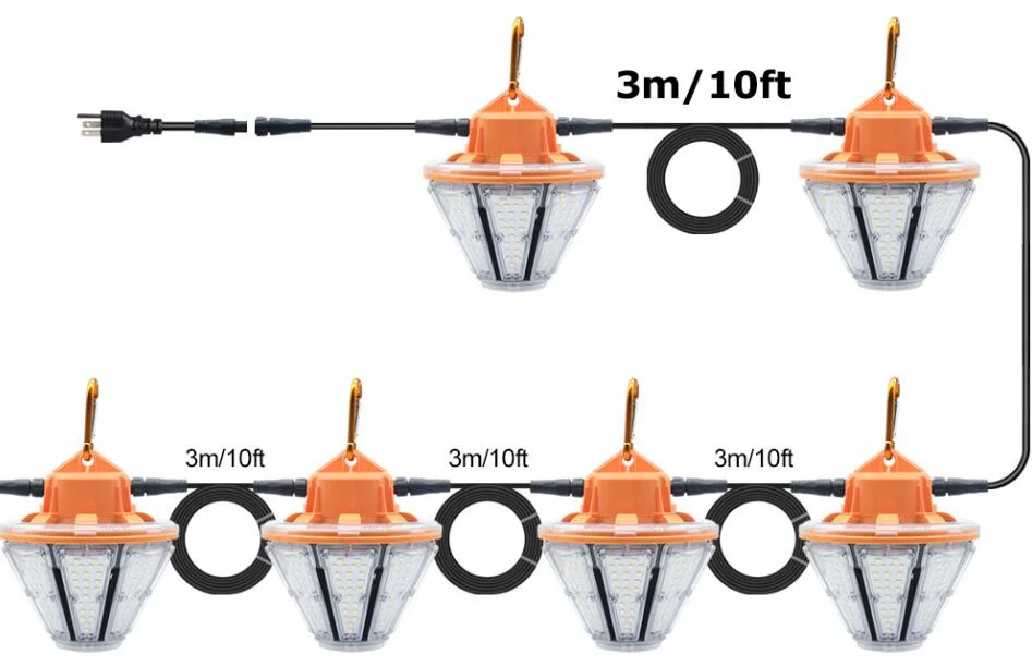 2020 LED ضوء العمل المؤقت 20000 لومن إضاءة الموقع