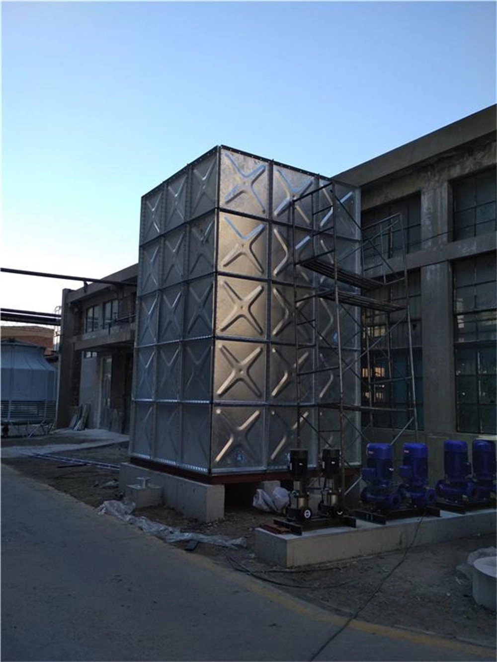 50m3 -1000m3 Galvanized Corrugated Steel Water Tank Large Flexible Water Tanks Rain Water Tank