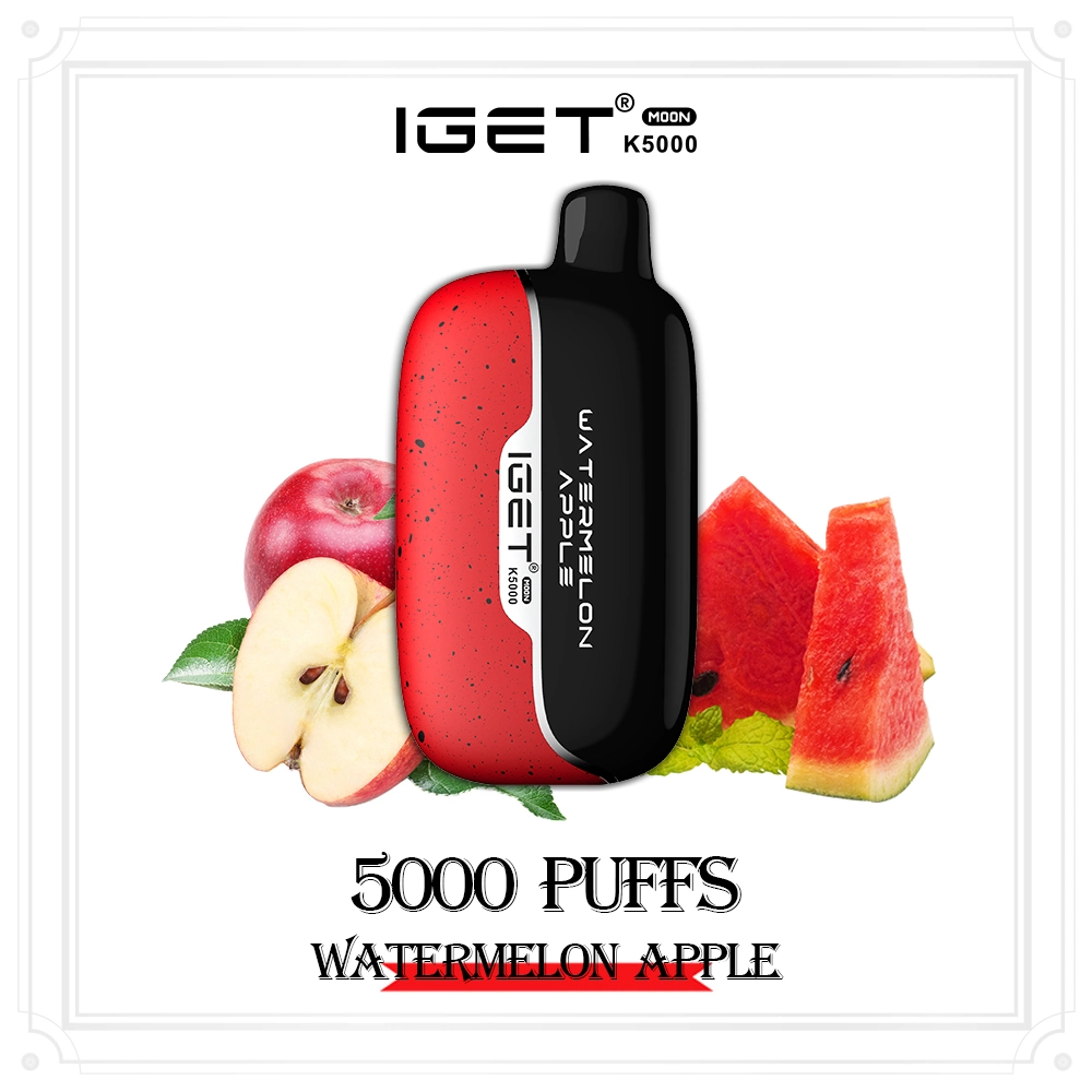 Aus Hottest Iget Moon K5000 Pre-Filled Disposable Vape 5000puffs