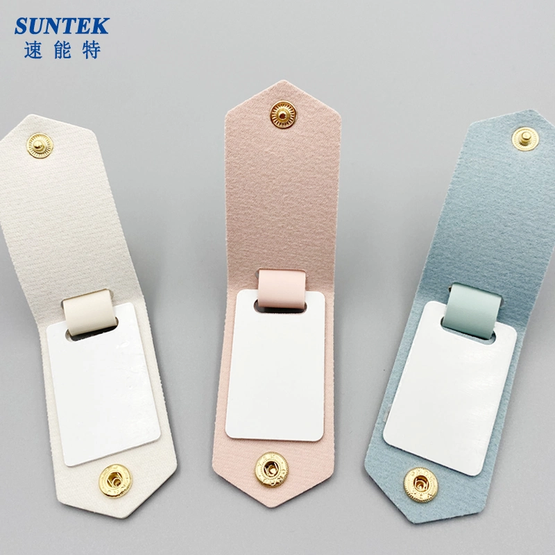 Sublimation Blank PU Leather Keychain