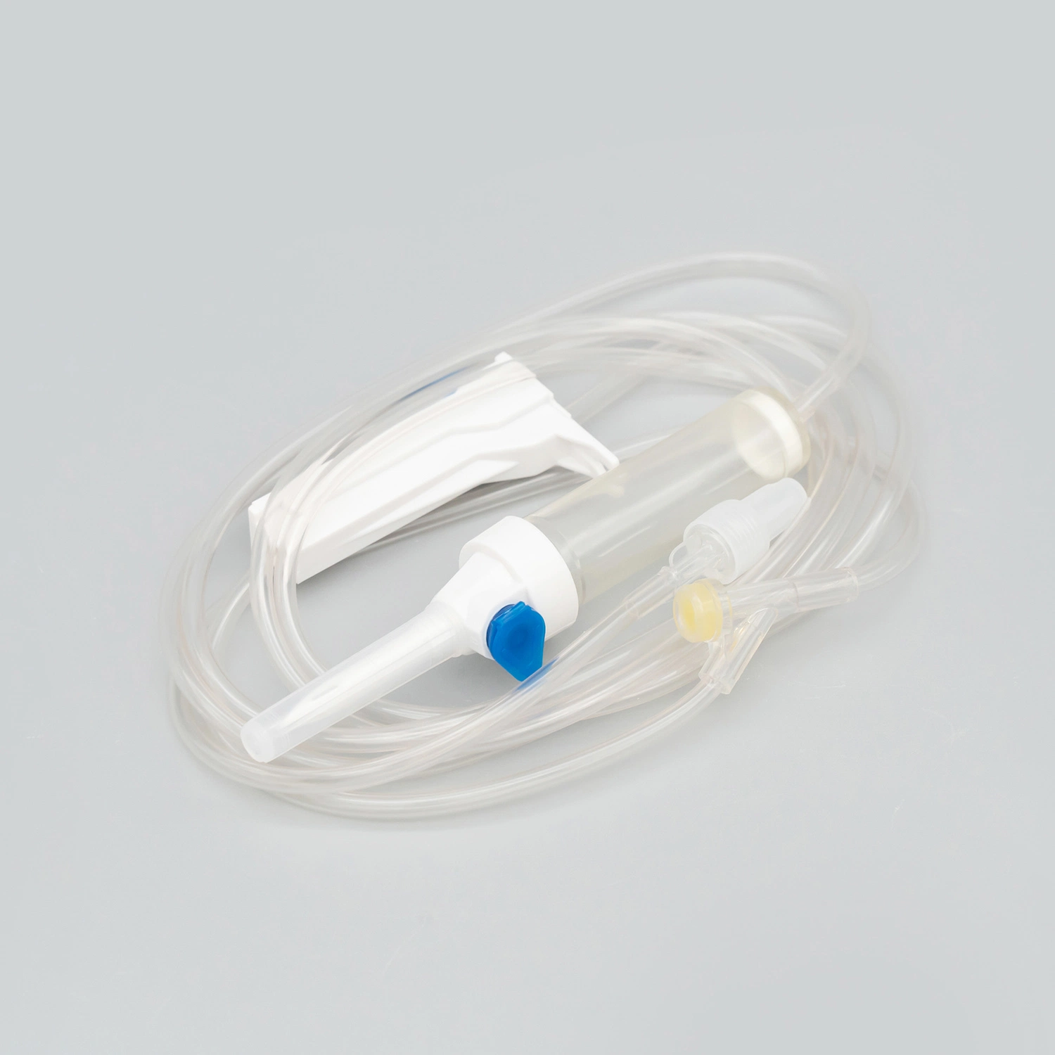 1.5m Flow Regulator OEM PE Bag and Blister Paper, 500PCS/20polybag/CTN with Needle Disposable Infusion Set