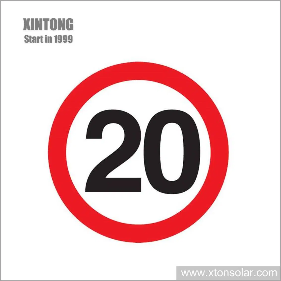 Caution Xintong 60mm Traffic Safety Plastic Board Road Warning Sign in China