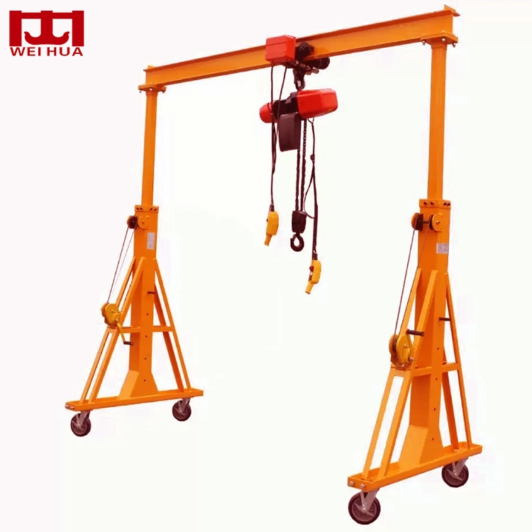 Manual Gantry Crane Small Hydraulic Gantry Crane Portable Mobile Gantry Crane