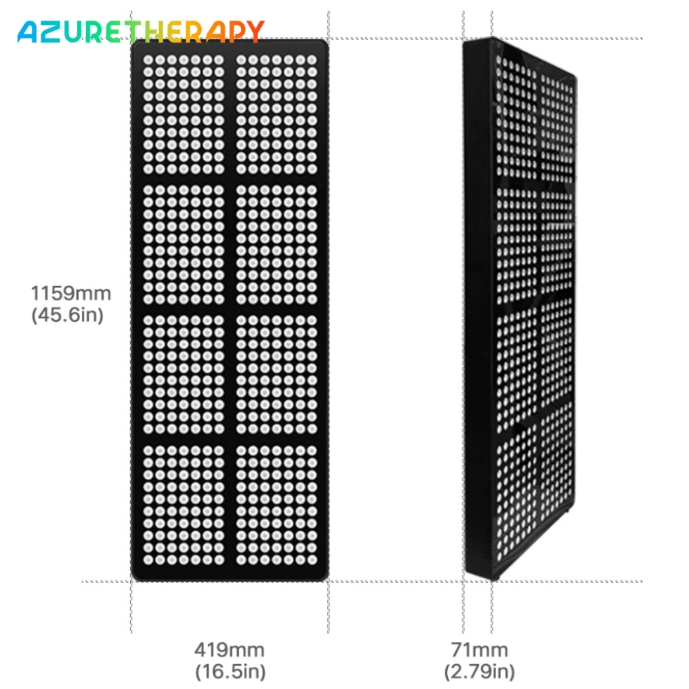 Anti-Aging 2400W Pulsemode Remotecontrol 70PCS LED Infrared Panel Device Red Light Therapy Light Phototherapy