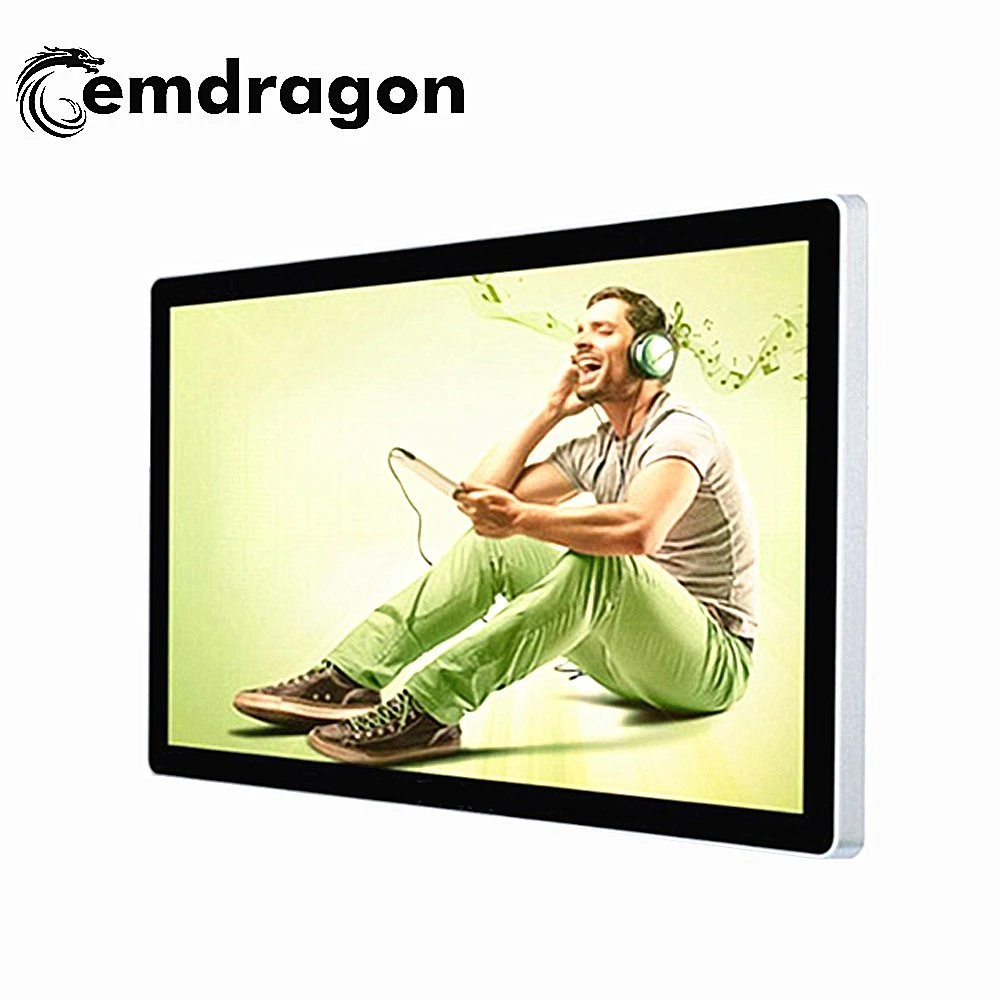 49 Inch Ultra-Thin Wall Mount Digital Signage LCD Monitor with AV Input LCD Digital Signage LCD Video Wall with Narrow Bezel 7.3mm Sales Offices