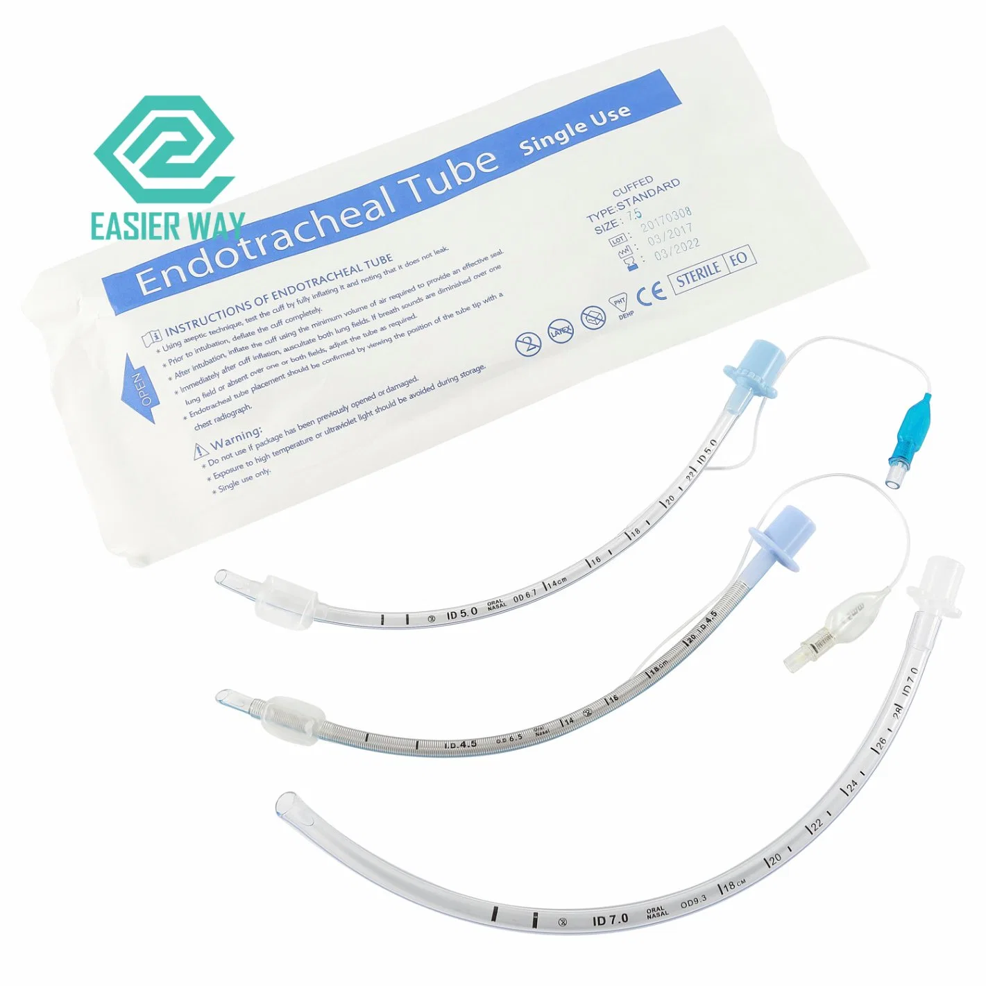 Original Factory Medical Sterile Endotracheal Tubes for Hospitals