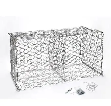 Auto Machine Woven Hexagonal Galvanized / PVC Coated 4 X 1 X 1 Stone Basket Gabion Box for Wire Fencing