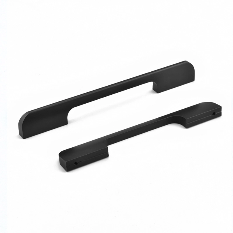 American Simple Classic Style Zinc Alloy Black Customized Size Kitchen Cabinet Hardare Handles Pull