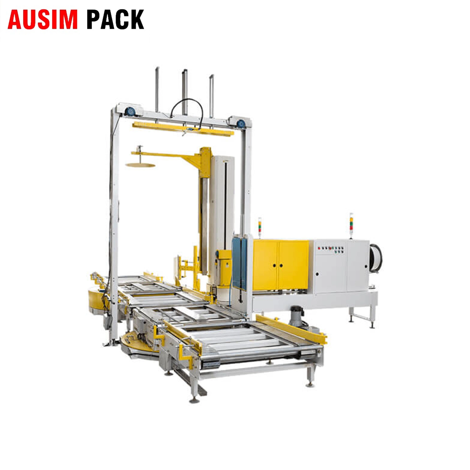 High Efficiency Pallet Strapping System Pallet Strapping Line with Pet/PP Materials