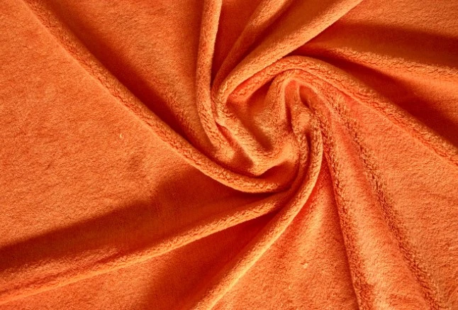 100 % polyester Tissu polaire de corail en microfibre