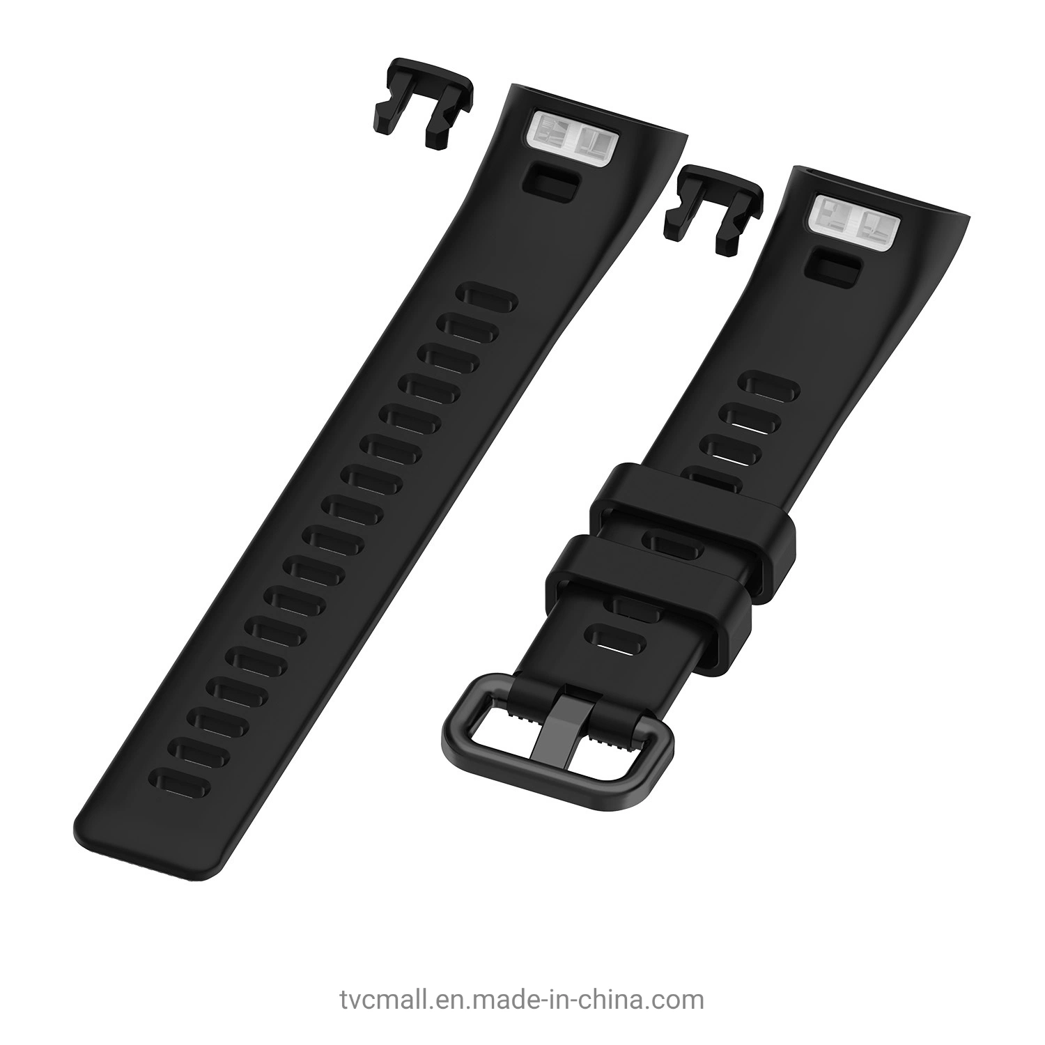 TPU Smart Bracelet Strap Replacement Band for Huawei Band 4 PRO - Black