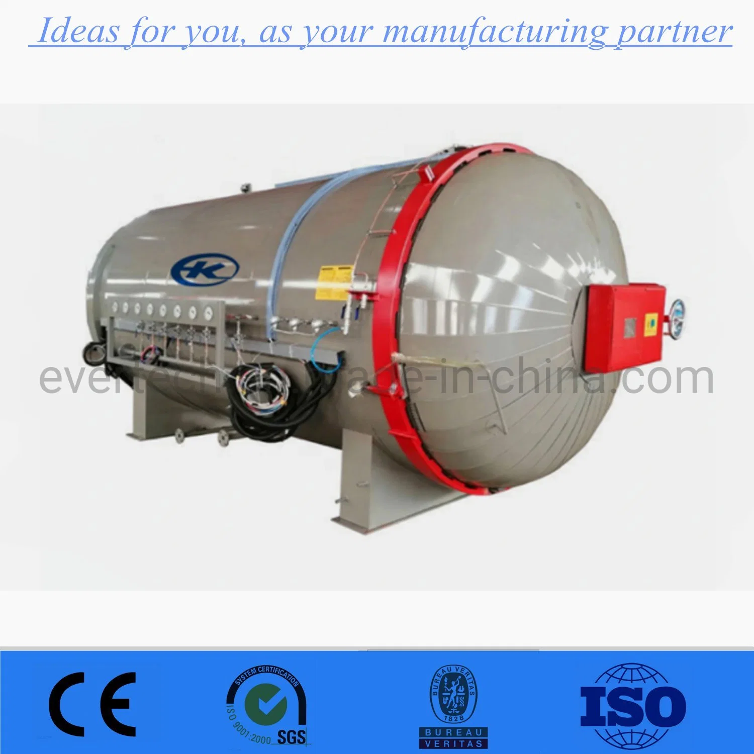 High Pressure Large Industrial Fully Automatic Composite Autoclave Oven for Physical Foam