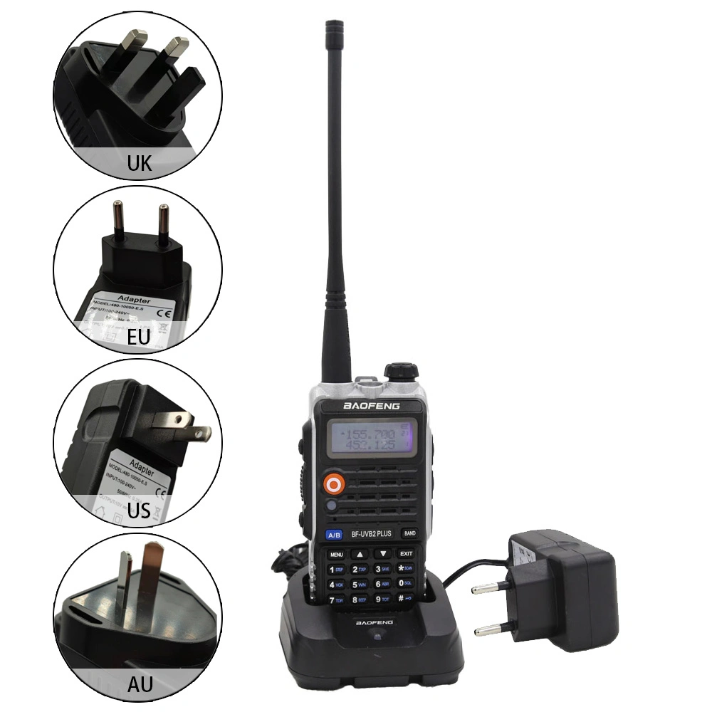 Radio bidirectionnelle double bande Talkie Baofeng UV-B2 plus long Radio VHF UHF portable de portée