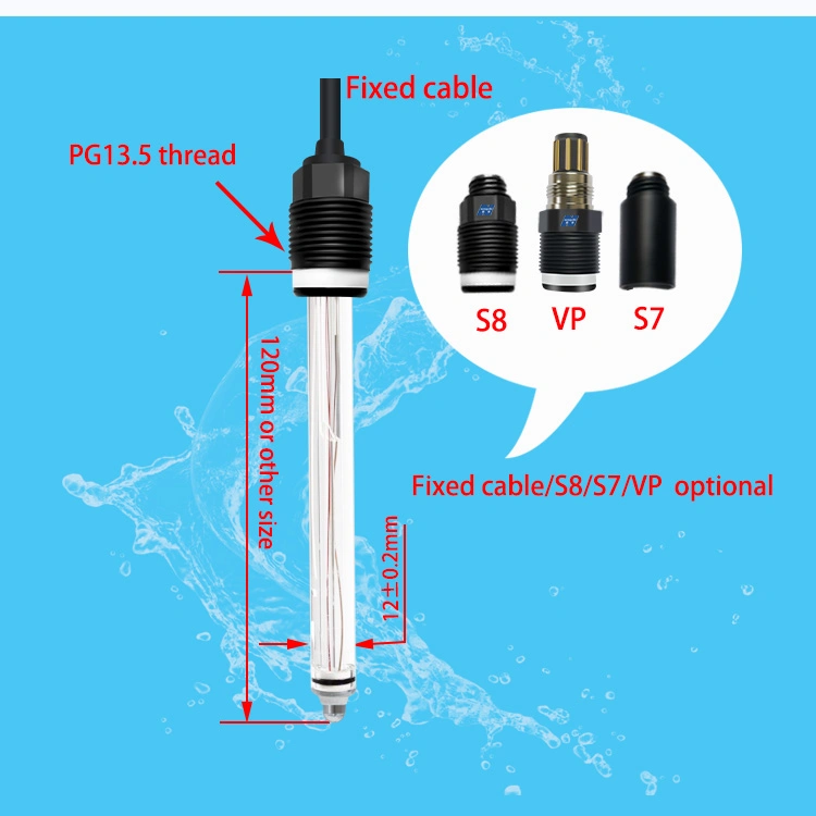 High quality/High cost performance  ORP Sensor for Online Industry with ISO9001 for ORP Meter