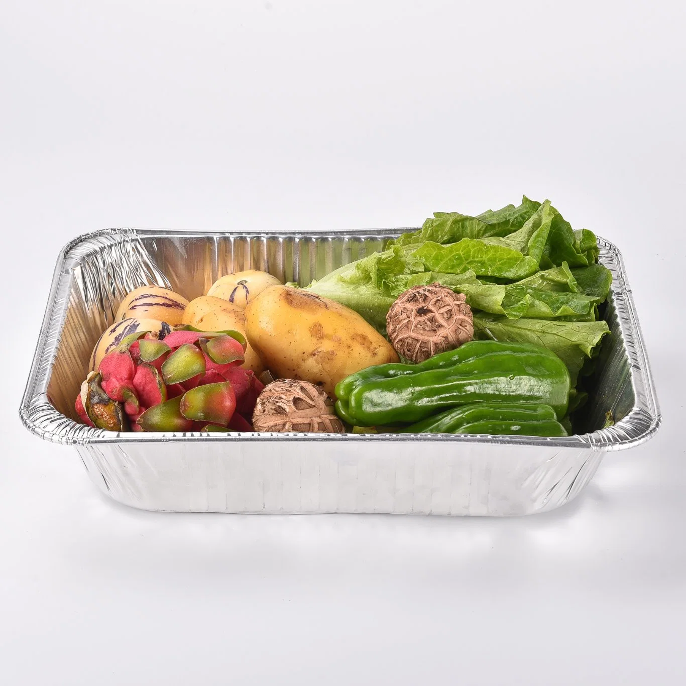 Banheira de folha de alumínio Take-Away Recipiente Alimentar Lunch Box